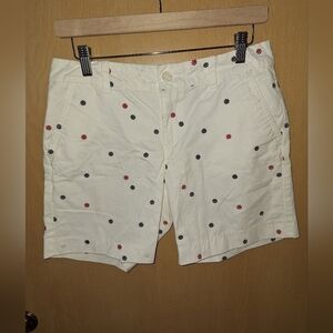 Tommy Hilfiger White, Red And Navy Sailor Printed Helm  Shorts Size 6